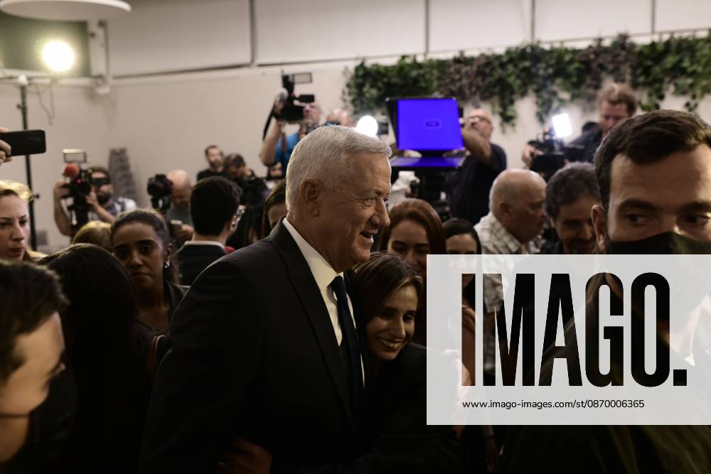 Benny Gantz, chairman of Israel s Blue and White party, holds a press conference in Ramat Gan, Israel, October 19, 2026, during which he announces his withdrawal from the upcoming elections. Ramat-Gan Israel - ZUMAq101 20261019_zna_q101_087