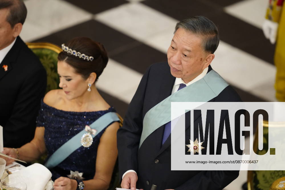 Denmark: State Visit from Vietnam. Vietnam’s President, To Lam, delivers a speech at the gala dinner at Christiansborg Palace in Copenhagen on Monday, October 19, 2026. Vietnam’s President and his spouse are on a three-day state visit to Denmark. Photo: Mads Claus Rasmussen, Scanpix 2026, Copenhagen, Denmark