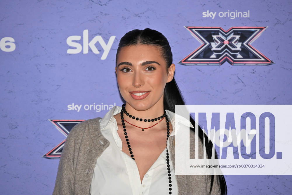 IPA89927874 - Milan, Italy: X Factor 2026 photocall featuring the 12 official contestants JAKE LA FURIA S TEAM In the photo: Veronica (Veronica Bruganelli)