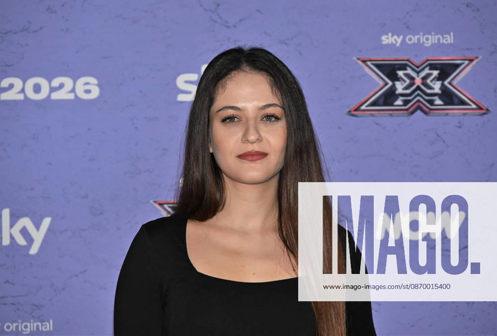 IPA89928117 - Milan, Italy: X Factor 2026 photocall featuring the 12 official contestants PAOLA IEZZI S TEAM In the photo: Camilla (Camilla Guerini)