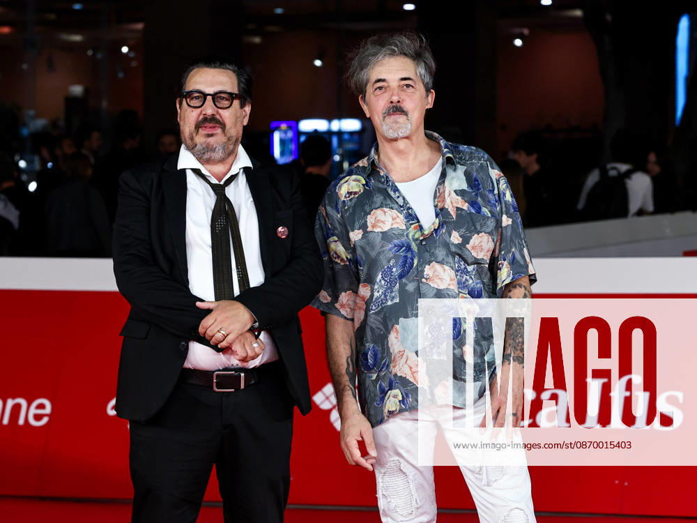IPA89928240 - Rome, 2026 Film Festival - Evening 7 - Red Carpet for PLUS DE BRUIT: MANO NEGRA. Pictured: Tom Darnal and David Dufresne