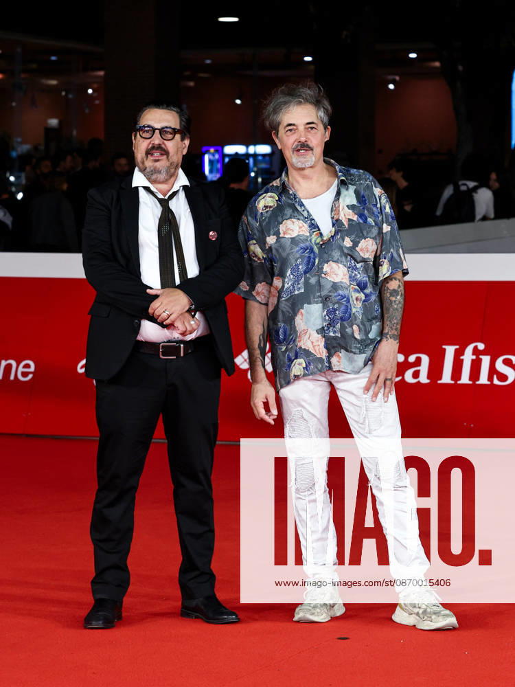IPA89928244 - Rome, 2026 Film Festival - Evening 7 - Red Carpet for PLUS DE BRUIT: MANO NEGRA. Pictured: Tom Darnal and David Dufresne