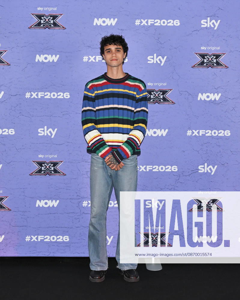 IPA89927909 - Milan, Italy: X Factor 2026 photocall featuring the 12 official contestants IRAMA S TEAM In the photo: Lenanie (Danny Anania)
