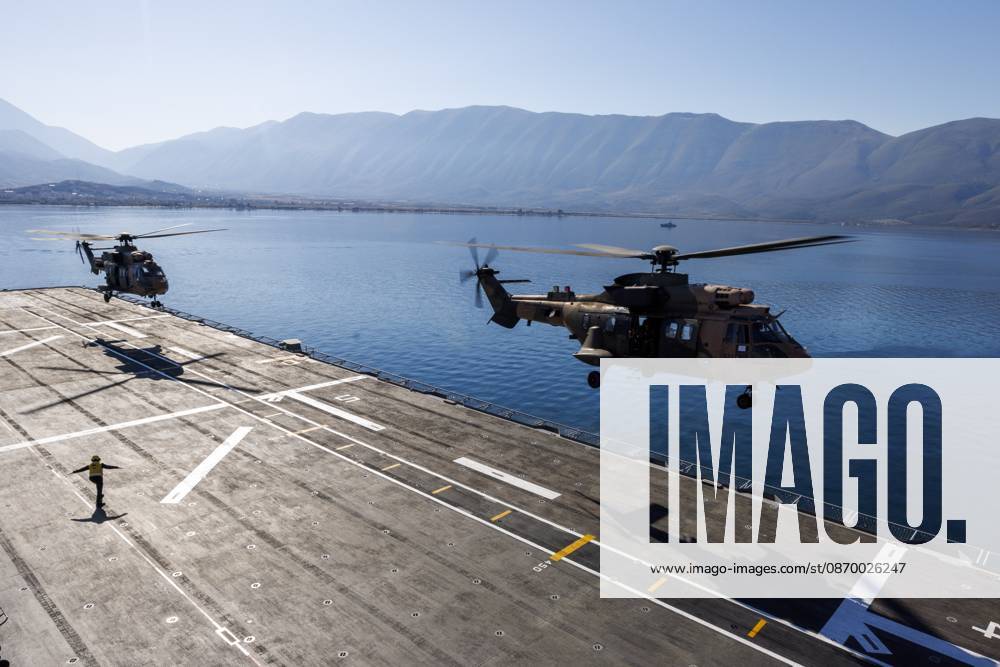Orikun, The Netherlands, 2026-10-19 10:27:11 ORIKUN, 19-10-2026, The Turkish Navy s amphibious assault and drone ship TCG Anadolu (L400) is participating in NATO Exercise Neptune Strike 26-4. This exercise runs from 16 October to 5 November. During this exercise, NATO organized a demonstration for Distinguished Visitors and the media to showcase the Anadolu s spearhead operations in the form of a simulated amphibious strike on Pasha Beach. Photo: NLBeeld Robert Meerding Credit: NL Beeld Robert Meerding Inc