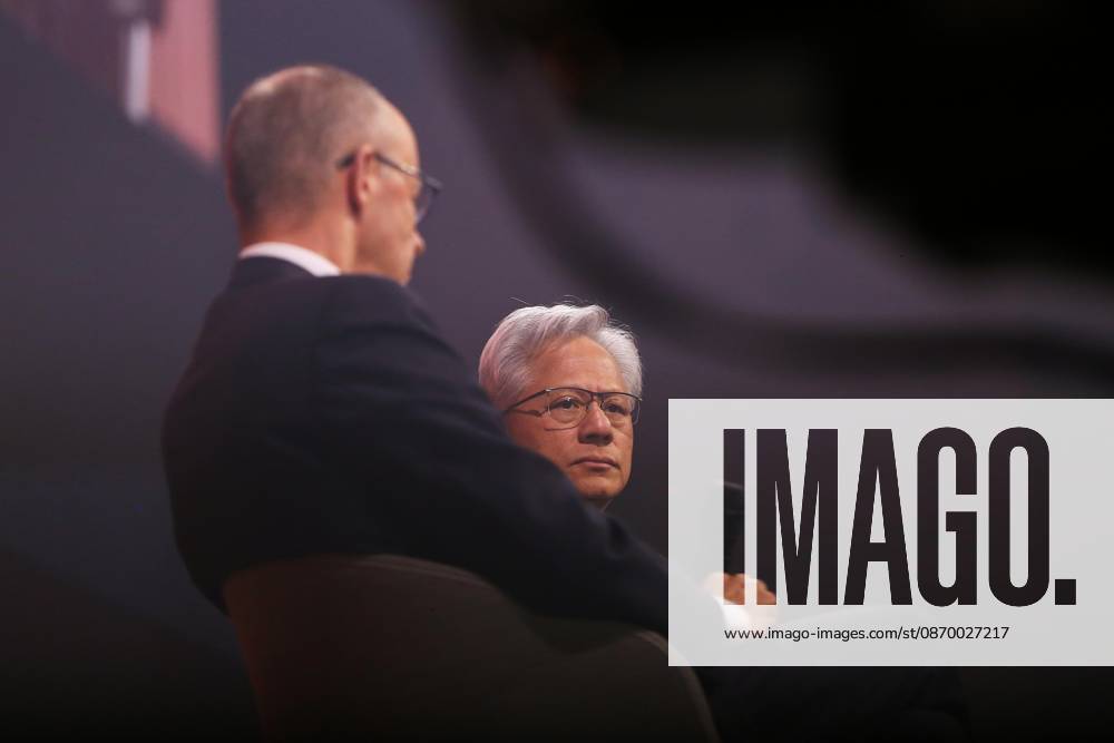Berlin, Germany, October 19, 2026; Kraftwerk Berlin; Invest in Germany Summit; Federal Chancellor Friedrich Merz (CDU) and Nvidia CEO Jensen Huang