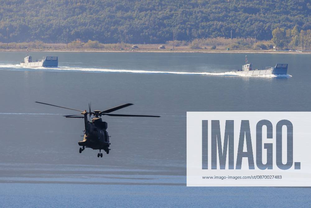 Orikun, The Netherlands, 2026-10-19 10:54:43 ORIKUN, 19-10-2026, The Turkish Navy s amphibious assault and drone ship TCG Anadolu (L400) is participating in NATO Exercise Neptune Strike 26-4. This exercise runs from 16 October to 5 November. During this exercise, NATO organized a demonstration for Distinguished Visitors and the media to showcase the Anadolu s spearhead operations in the form of a simulated amphibious strike on Pasha Beach. Photo: NLBeeld Robert Meerding Credit: NL Beeld Robert Meerding Inc