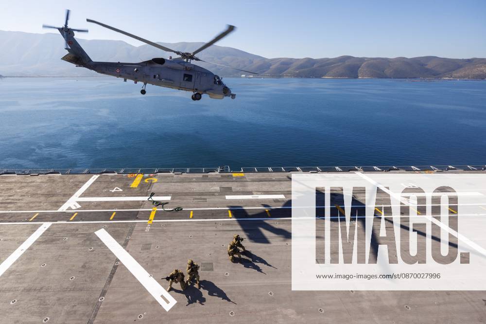 Orikun, The Netherlands, 2026-10-19 10:59:36 ORIKUN, 19-10-2026, The Turkish Navy s amphibious assault and drone ship TCG Anadolu (L400) is participating in NATO Exercise Neptune Strike 26-4. This exercise runs from 16 October to 5 November. During this exercise, NATO organized a demonstration for Distinguished Visitors and the media to showcase the Anadolu s spearhead operations in the form of a simulated amphibious strike on Pasha Beach. Photo: NLBeeld Robert Meerding Credit: NL Beeld Robert Meerding Inc