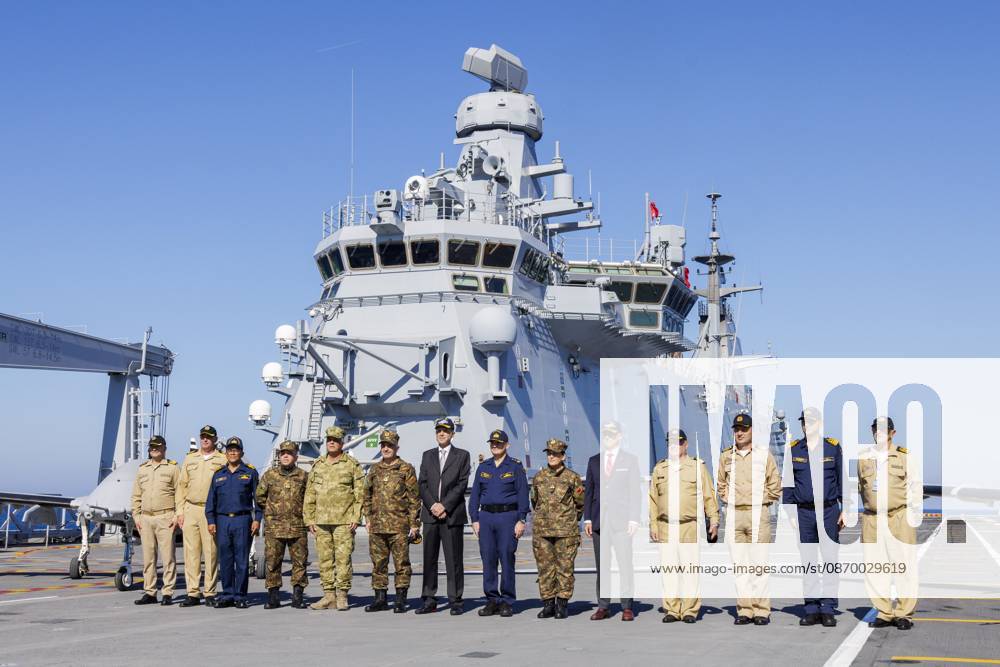 Orikun, The Netherlands, 2026-10-19 13:21:18 ORIKUN, 19-10-2026, The Turkish Navy s amphibious assault and drone ship TCG Anadolu (L400) is participating in NATO Exercise Neptune Strike 26-4. This exercise runs from 16 October to 5 November. During this exercise, NATO organized a demonstration for Distinguished Visitors and the media to showcase the Anadolu s spearhead operations in the form of a simulated amphibious strike on Pasha Beach. Photo: NLBeeld Robert Meerding Credit: NL Beeld Robert Meerding Inc