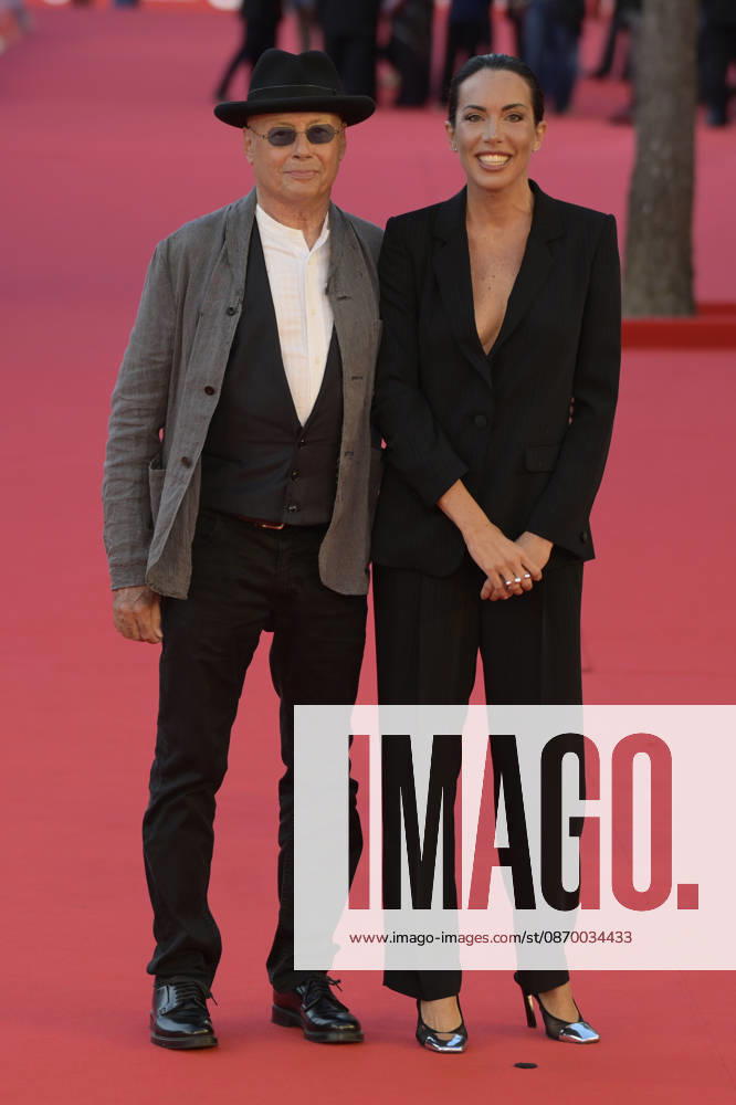 Alessandro Baricco (l) and Gloria Campaner (r) attend the red carpet for the film Mustang at the 2026 Rome Film Fest, held at the Auditorium Parco della Musica. Rome Italy - ZUMAs197 20261019_aaa_s197_334