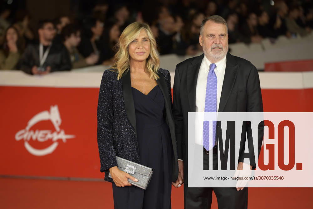 Myrta Merlino (l) and Marco Tardelli (r) attend the red carpet of film Melania Rea at the 2026 Rome Film Fest, held at the Auditorium Parco della Musica. Rome Italy - ZUMAs197 20261019_aaa_s197_413