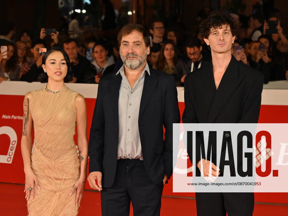 Maria Esposito, Daniele Rienzo and Stefano Mordini attend the Red Carpet for the film Melania rea at the 2026 Rome Film Fest, held at the Auditorium Parco della Musica. Rome Italy - ZUMAs197 20261019_aaa_s197_843