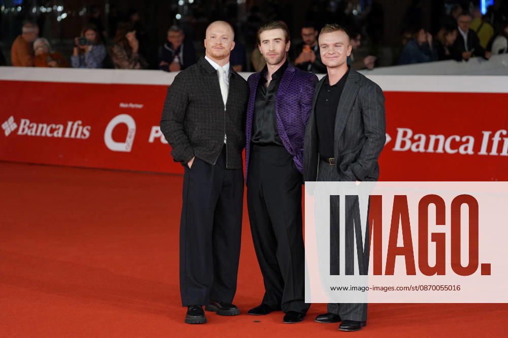 Callum Scott Howells Jake Harvey Ollie Gardner At Rome Film Fest Premiere - Rome Callum Scott Howells, Jake Harvey and Ollie Gardner attend the premiere of THE STATE OF US during the 21st Rome Film Fest in Rome, Italy on October 19, 2026. Photo by Andrea Bracaglia ABACAPRESS.COM Rome Italy Italy