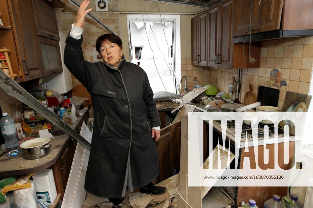 Russian troops hit Dnipro with guided bombs Valentyna Vasylivna shows her house, damaged by a Russian bombardment, in Dnipro, Ukraine, on October 19, 2026. On Monday morning, Russian forces launched guided aerial bombs at the eastern city, damaging private homes and infrastructure. An 84-year-old woman was hospitalised in moderate condition. Dnipro Ukraine