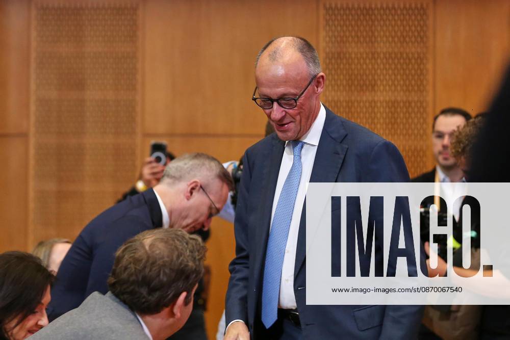 Berlin, Germany, October 20, 2026: ESMT Invest in Germany Summit—Chancellor Friedrich Merz (CDU) arrives