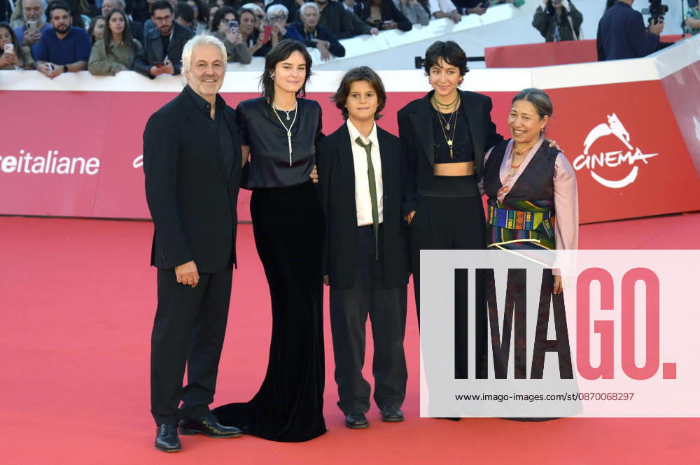 Domenico Procacci, Kasia Smutniak, Leone Procacci, Sophie Taricone, and Kunzom Thakuri at the premiere of the documentary *Mustang* at the 21st Rome International Film Festival (Festa del Cinema di Roma 2026) at the Auditorium Parco della Musica in Rome, October 19, 2026 Foto:xA.xM.xTinghinox xFuturexImagex mustang_6030