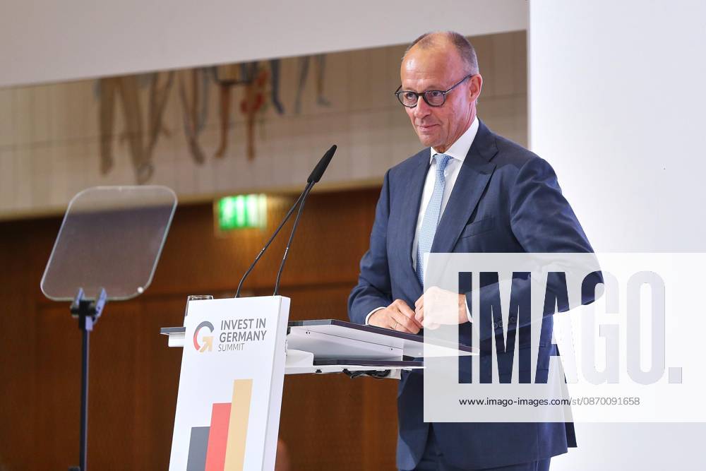 ESMT Invest in Germany Summit Federal Chancellor Friedrich Merz, CDU