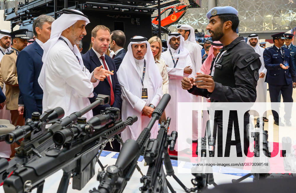 (261020) -- DOHA, Oct. 20, 2026 -- People visit the Milipol Qatar 2026, an international event for homeland security and civil defense, at Doha Exhibition and Convention Center in Doha, Qatar, Oct. 20, 2026. The three-day exhibition attracted more than 270 exhibitors. (Photo by Xinhua) QATAR-DOHA-MILIPOL 2026-HOMELAND SECURITY-CIVIL DEFENSE-EXHIBITION Nikku