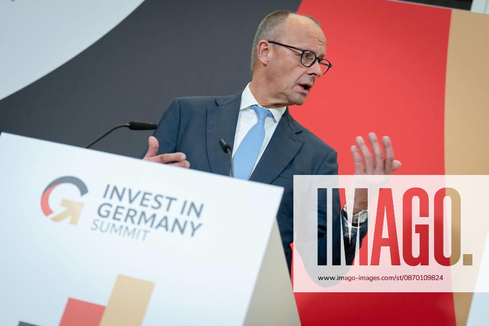 Invest in Germany Summit, Berlin, ESMT Invest in Germany Summit, Berlin, ESMT, Friedrich Merz, Federal Chancellor Berlin Berlin GER