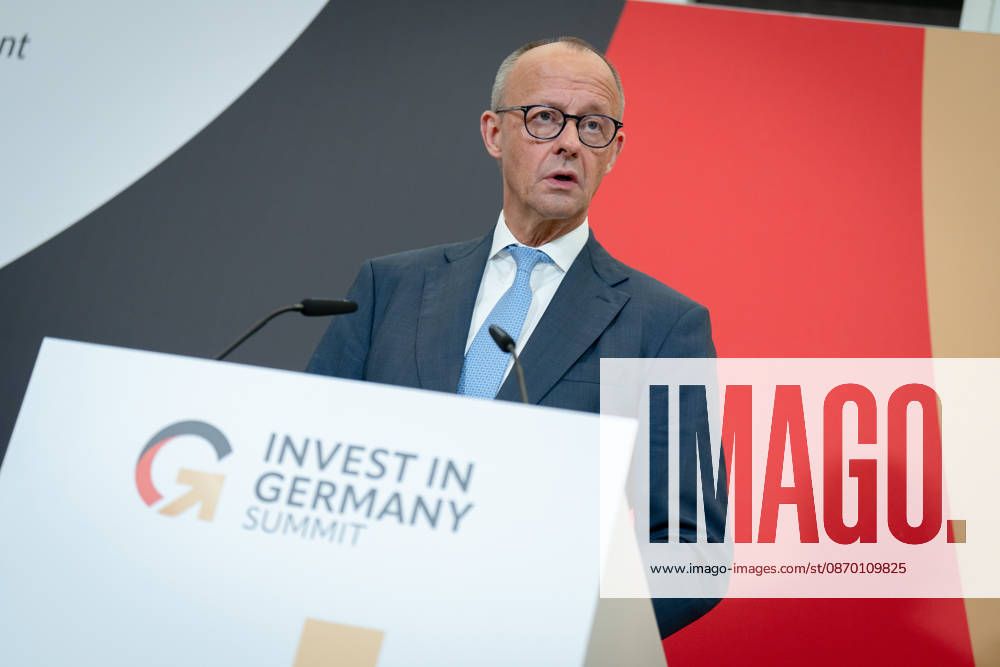 Invest in Germany Summit, Berlin, ESMT Invest in Germany Summit, Berlin, ESMT, Friedrich Merz, Federal Chancellor Berlin Berlin GER