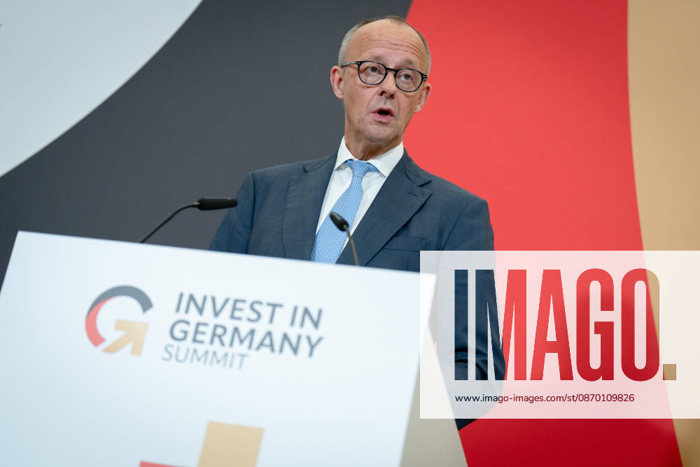 Invest in Germany Summit, Berlin, ESMT Invest in Germany Summit, Berlin, ESMT, Friedrich Merz, Federal Chancellor Berlin Berlin GER