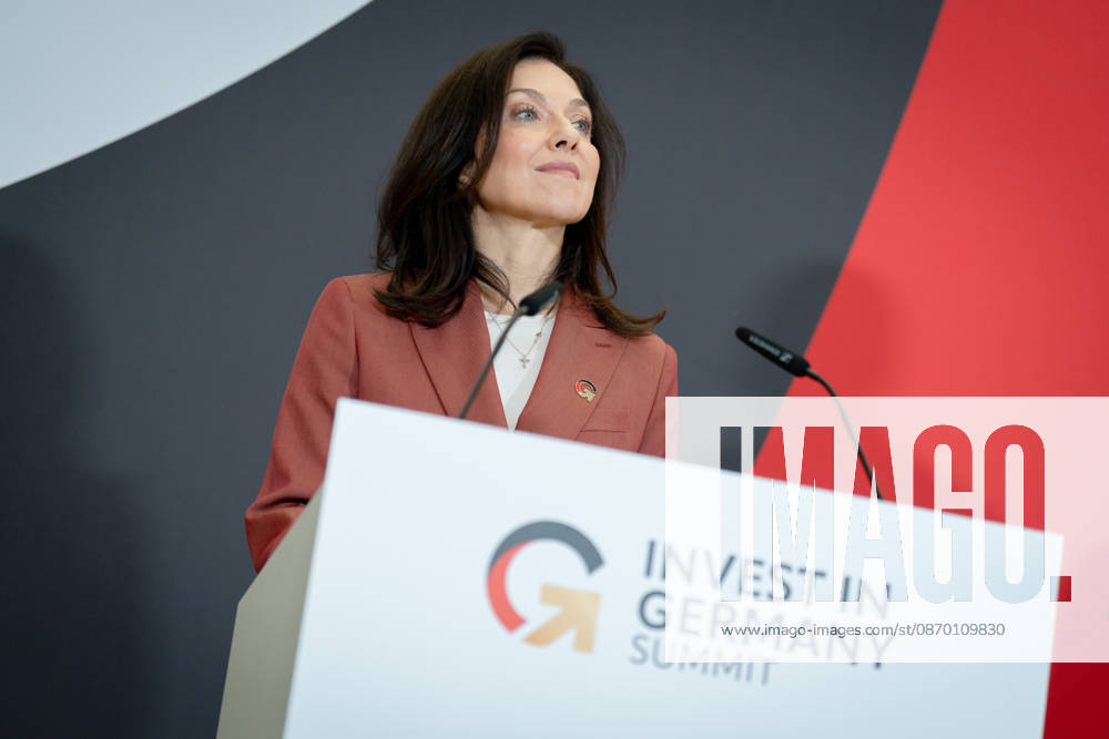 Invest in Germany Summit, Berlin, ESMT Invest in Germany Summit, Berlin, ESMT, Katherina Reiche, Federal Minister for Economic Affairs Berlin Berlin GER