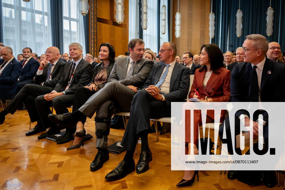 Invest in Germany Summit, Berlin, ESMT Invest in Germany Summit, Berlin, ESMT, Friedrich Merz, Federal Chancellor Katherina Reiche, Federal Minister of Economics Lars Klingbeil, Federal Minister of Finance Steffen Bilger, Federal Minister of Transportation Dorothee Bär, Federal Minister of Research Karsten Wildberger, Federal Minister of Digital Af