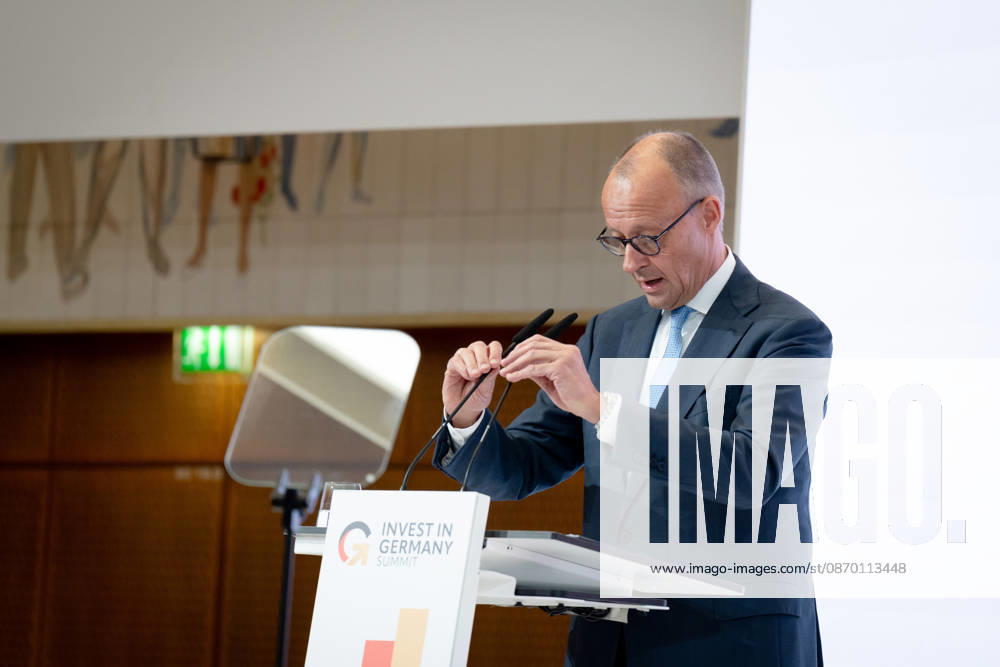 Invest in Germany Summit, Berlin, ESMT Invest in Germany Summit, Berlin, ESMT, Friedrich Merz, Federal Chancellor Berlin Berlin GER
