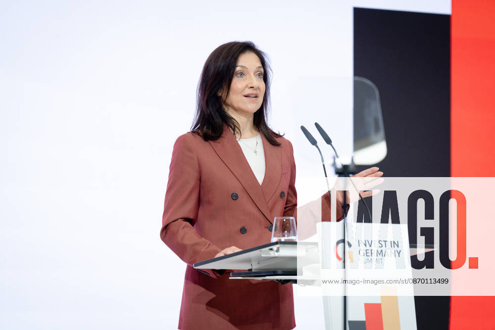 Invest in Germany Summit, Berlin, ESMT Invest in Germany Summit, Berlin, ESMT, Katherina Reiche, Federal Minister for Economic Affairs Berlin Berlin GER
