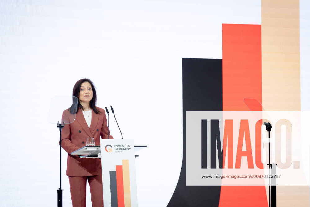 Invest in Germany Summit, Berlin, ESMT Invest in Germany Summit, Berlin, ESMT, Katherina Reiche, Federal Minister for Economic Affairs Berlin Berlin GER