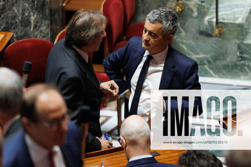 Go rald Darmanin, Minister of Justice of France during a question and answer session with the government at the National Assembly in Paris, on October 20, 2026. - ZUMAs287 20261020_zip_s287_042