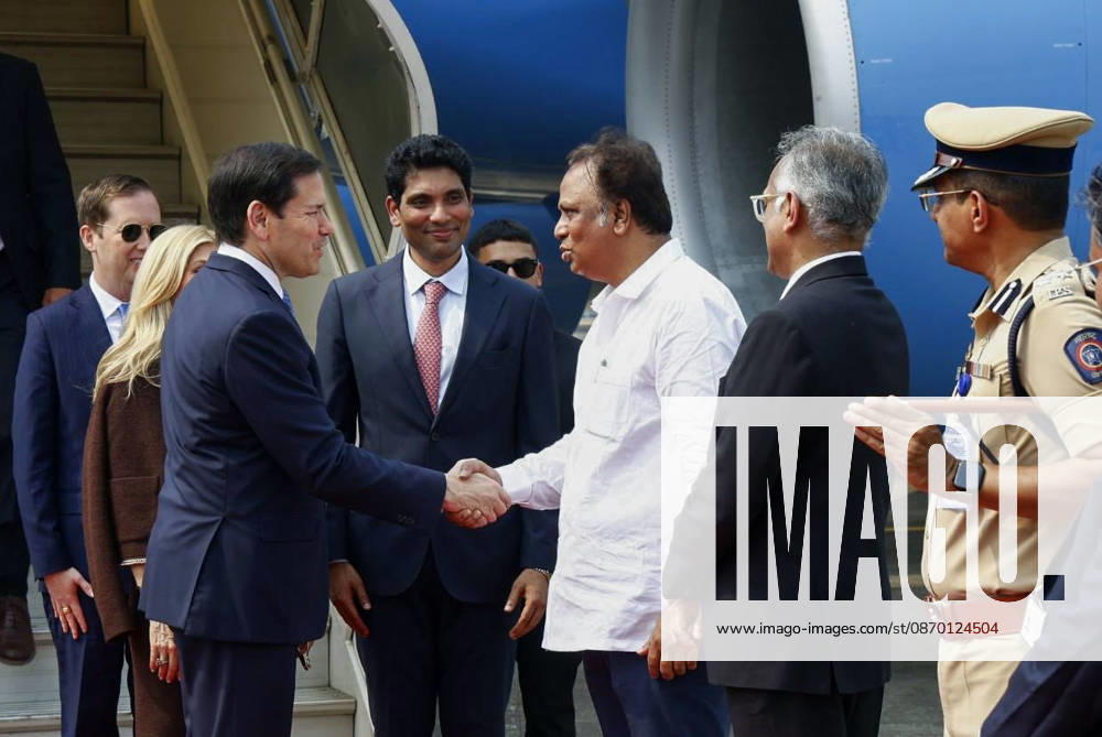 U.S. Secretary of State Marco Rubio arrives in Mumbai Mumbai, Oct 20 (ANI): U.S. Secretary of State Marco Rubio and his wife Jeanette Dousdebes Rubio receive a warm welcome from Maharashtra Minister of Culture, Electronics, IT& AI Ashish Shelar upon their arrival at the airport, in Mumbai on Tuesday. U.S. Ambassador to India Sergio Gor also present. (@MEAIndia X ANI Photo) Mumbai Maharashtra India