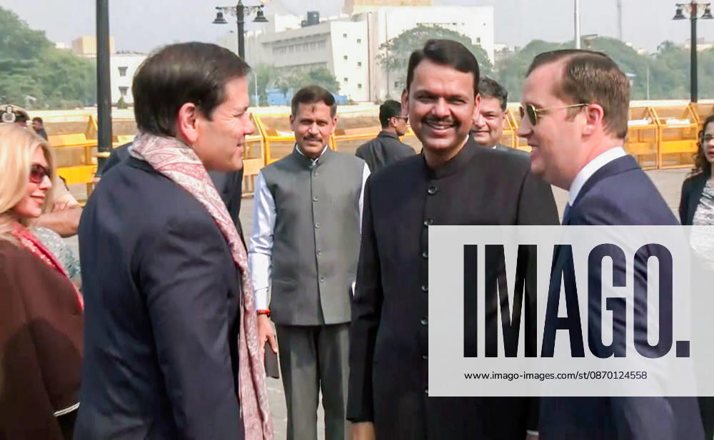 U.S. Secretary of State Marco Rubio in Mumbai Mumbai, Oct 20 (ANI): U.S. Secretary of State Marco Rubio and his wife Jeanette Dousdebes Rubio interact with Maharashtra Chief Minister Devendra Fadnavis and U.S. Ambassador to India Sergio Gor at Gateway of India, in Mumbai on Tuesday. (ANI Video Grab) Mumbai Maharashtra India