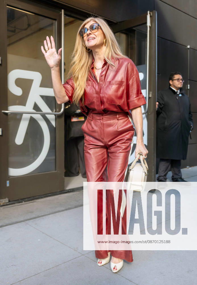 Connie Britton Seen at ABC Studios NEW YORK, NY - OCTOBER 20: Connie Britton seen at ABC Studios on October 20, 2026 in New York City. Credit: Camara Porter AdMedia