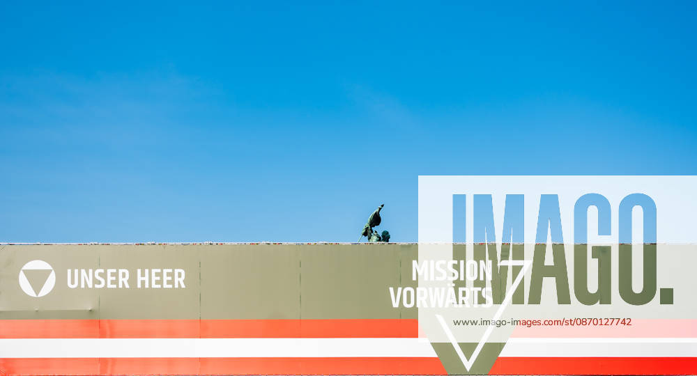 Press Conference on the Austrian Armed Forces Information and Demonstration Event on National Day 2026 Theme Symbolic Image Motto of the Austrian Armed Forces Vienna, Heldenplatz, Vienna, Austria