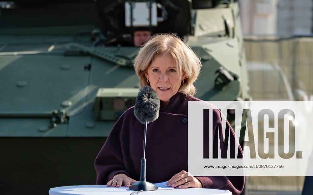 Press conference on the Austrian Armed Forces’ Information and Demonstration Event on National Day 2026. The photo shows Ingrid Thurnher, journalist, television host, ORF radio director, and interim general director. Vienna, Heldenplatz, Vienna, Austria