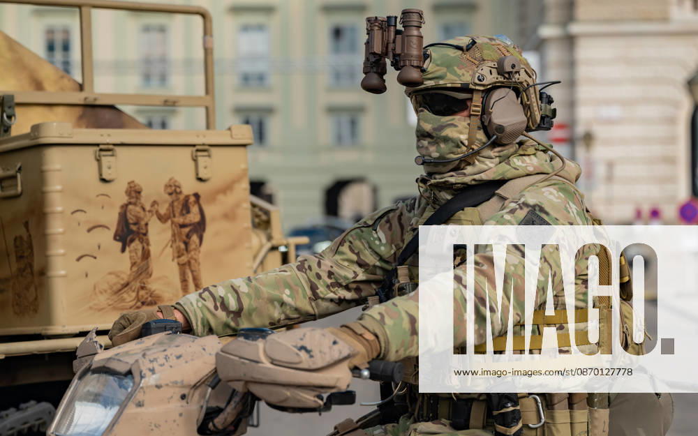 Press release regarding the Austrian Armed Forces information and demonstration event on National Day 2026. Image shows subject: symbolic image of the military in Vienna, Heldenplatz, Vienna, Austria
