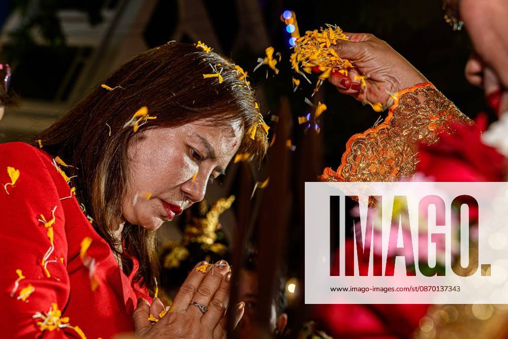 Vijayadashami Celebrations Take Place in Bangkok BANGKOK, THAILAND - OCTOBER 20, 2026: Hindu devotees participate in a procession during Vijayadashami celebrations at Sri Maha Mariamman Temple in Bangkok. The annual festival marks the victory of good over evil and concludes the the Navaratri festival. Bangkok Thailand