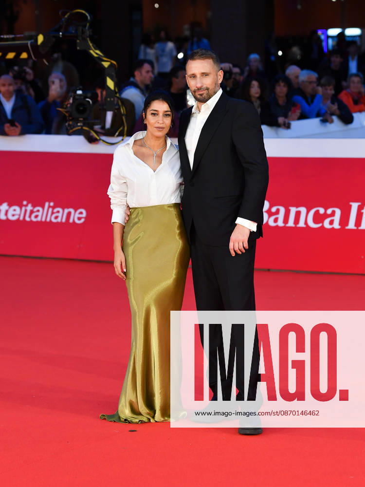 IPA89962047 - Rome, 2026 Film Festival Night 8. Red Carpet Screening of *CHANGER LEAU DES FLEURS*. Pictured: LeÃ¯la Bekhti, Matthias Schoenaerts