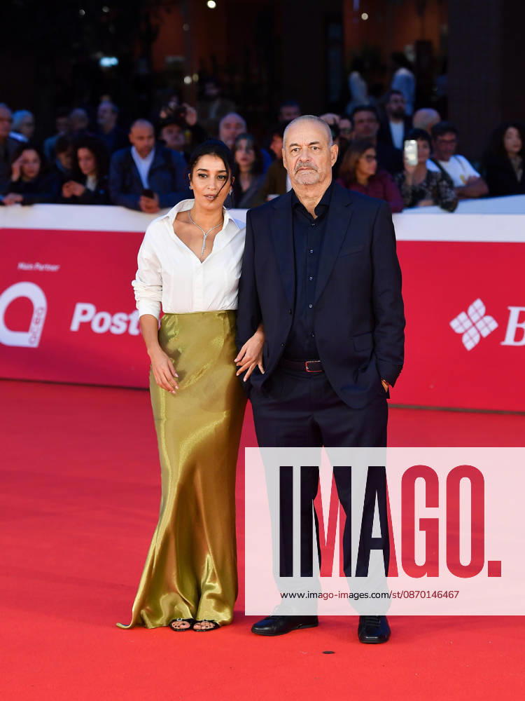 IPA89962052 - Rome, 2026 Film Festival Night 8. Red Carpet for the film *Changer leau des fleurs*. Pictured: LeÃ¯la Bekhti, Matthias Schoenaerts, Jean-Pierre Jeunet