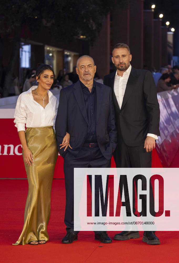 CELEBRITES : 21e Festival du film de Rome - 20 10 2026 ROME, ITALY - OCTOBER 20: Leïla Bekhti, Jean-Pierre Jeunet and Matthias Schoenaerts attend the Changer L Eau Des Fleurs screening during the 21st Rome Film Festival at Auditorium Parco Della Musica on October 20, 2026 in Rome, Italy. RomeItaly