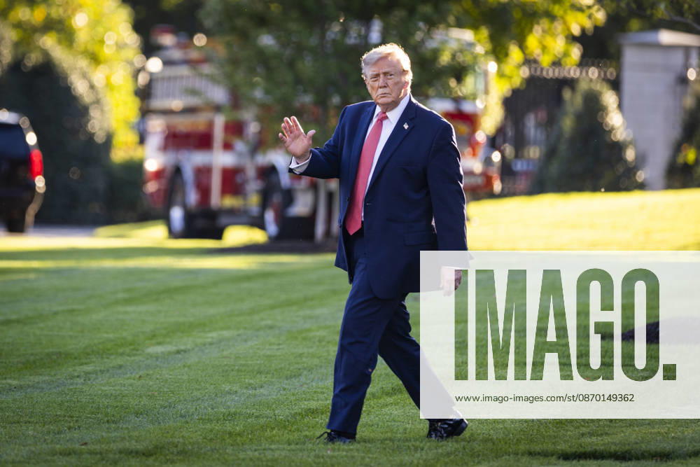 President Donald Trump departs the White House to campaign for Senate candidate Michael Whatley in North Carolina at the White House in Washington, DC on Tuesday, October 20, 2026. WASP20261020147 JIMxLOxSCALZO