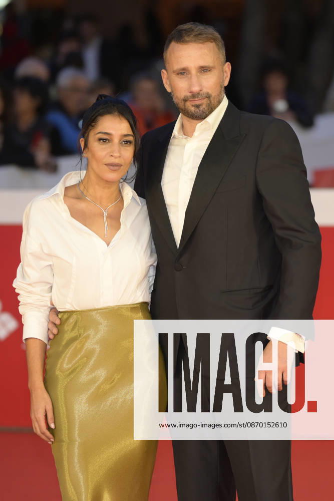 Leïla Bekhti (l) and Matthias Schoenaerts (r) attend the red carpet of film Changer l eau des fleurs at the 2026 Rome Film Fest, held at the Auditorium Parco della Musica. Rome Italy - ZUMAs197 20261020_aaa_s197_428