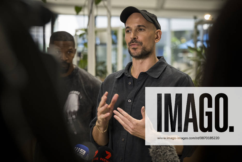 JAMIE FOXX DEADLOCKED, Producer Fred Berger speaks to the media on set of Jamie Foxxs new movie Deadlocked in Melbourne, Wednesday, October 21, 2026. ( NO ARCHIVING MELBOURNE VICTORIA Australia