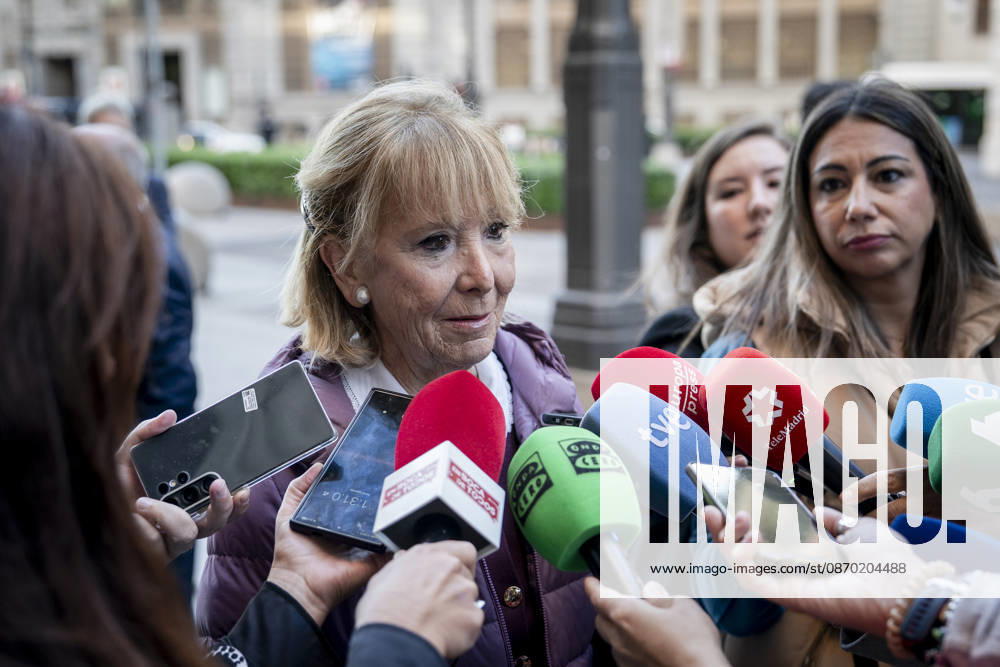 Milei Attends a Breakfast Briefing The former president of the Community of Madrid, Esperanza Aguirra, upon her arrival at a breakfast briefing hosted by Fórum Europa at the Real Casino Gran Círculo in Madrid on October 21, 2026, in Madrid, Spain, October 21, 2026, A Pé Spain