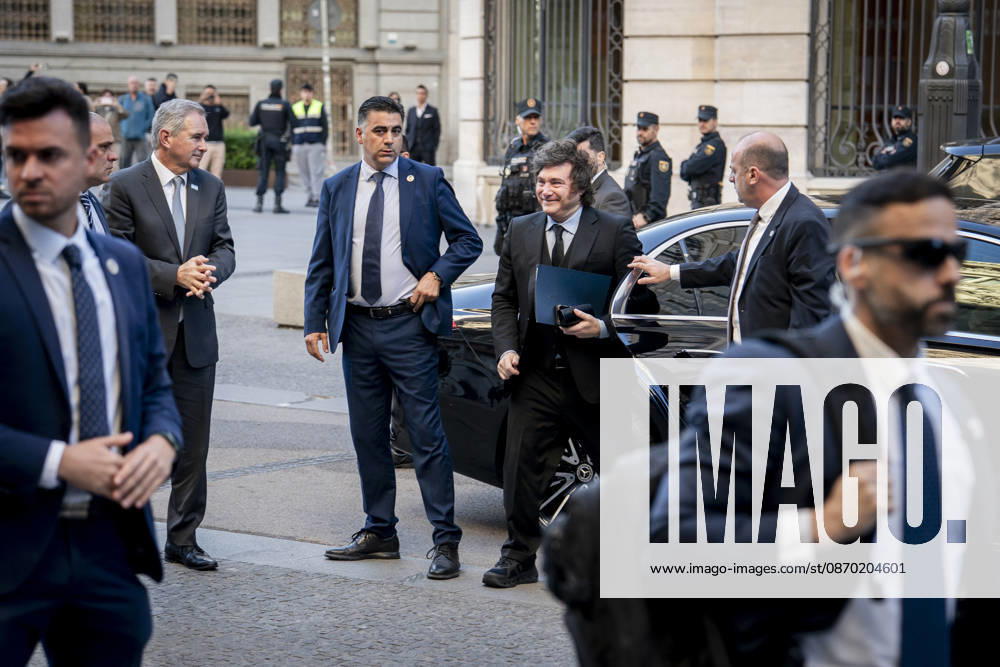 Milei Attends a Breakfast Briefing The President of the Argentine Republic, Javier Milei, attends a breakfast briefing hosted by Fórum Europa at the Real Casino Gran Círculo in Madrid on October 21, 2026, in Madrid, Spain, October 21, 2026, A Pé Spain
