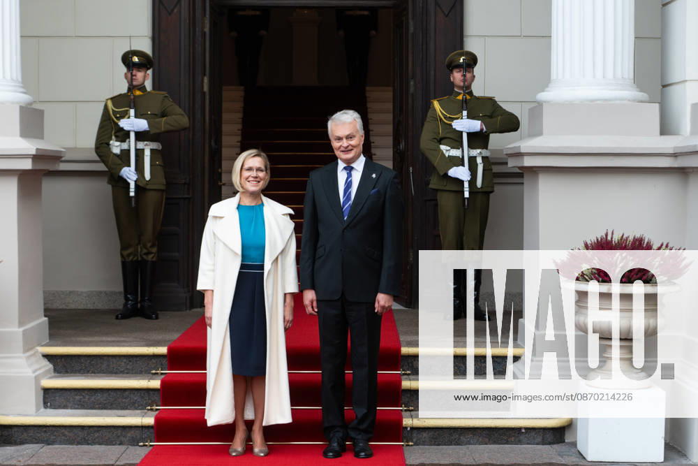 Lithuanian President Nauseda meets newly elected Estonian President Madise in Vilnius VILNIUS, LITHUANIA - OCTOBER 21: Lithuanian President Gitanas Nauseda (R) meets with newly elected Estonian President Ulle Madise (L) during her visit to Vilnius, Lithuania, on October 21, 2026. The meeting focuses on bilateral relations, regional security and defense, support for Ukraine, strategic infrastructure, and Lithuania s priorities for its presidency of the Council of the European Union in the first half of 2027. Yauhen Yerchak Anadolu Vilnius Lithuania. Editorial use only. Please get in touch for any other usage.