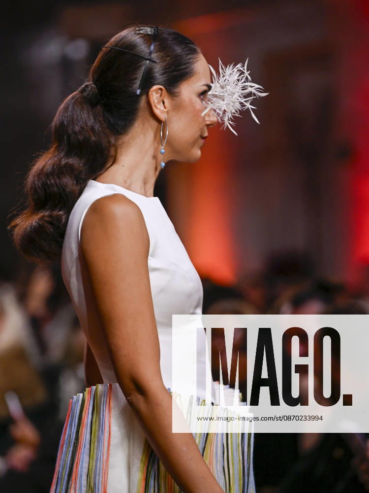 A model walks the runway during the ASN s - SENORITO ORTEGA fashion show, as part of Atelier Couture, held at the Fabrica de Tapices, on october 20, 2026, in Madrid, Spain. Madrid Spain - ZUMAc312 20261021_zsp_c312_026