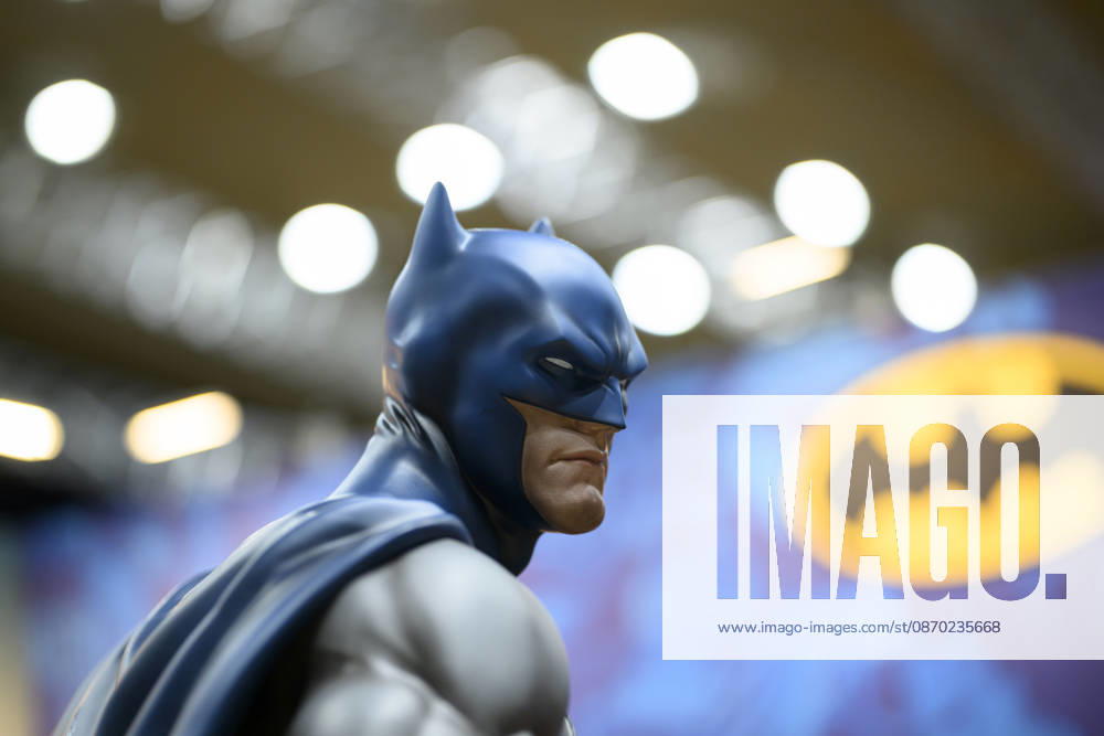Feature, New Product Showcase: the game Batman: Gotham City Crimes by Kosmos, featuring a life-size Batman figure, on October 21, 2026, at the SPIEL Essen trade show, October 22–25, 2026, in Essen, Germany, at the Grugahalle