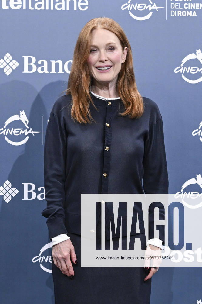 US actress JULIANNE MOORE poses during a photocall for the movie The Debut at the 21st Rome Film Festival in Rome, Italy. The Festa del Cinema di Roma runs from 13 to 25 October 2026. Rome Italy - ZUMAa110 20261021_zaf_a110_016