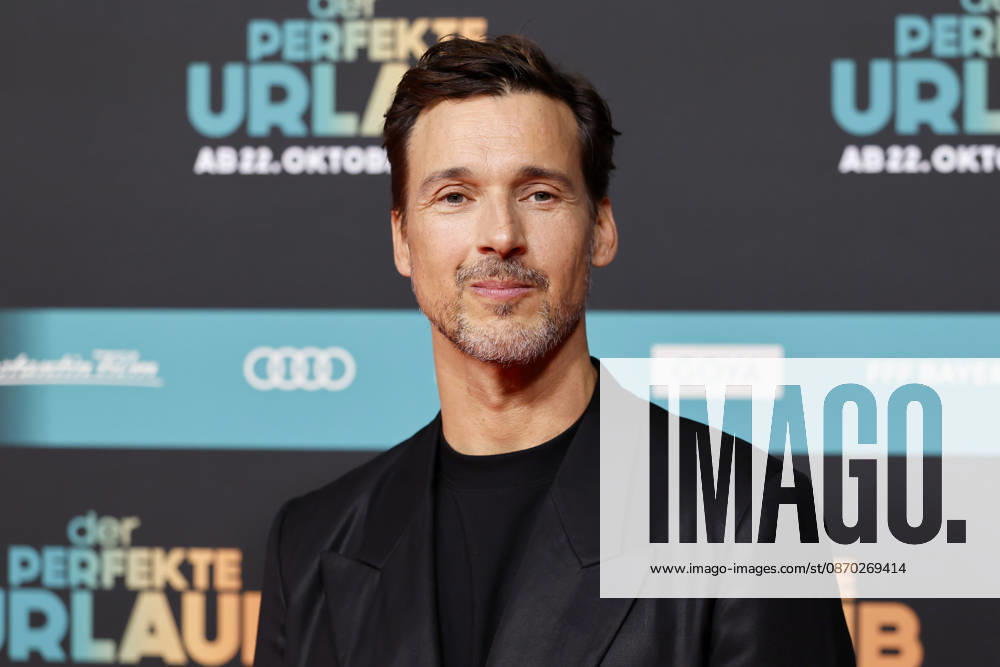 Actor Florian David Fitz at the NRW premiere of the movie *The Perfect Vacation* at Cinedom Cologne, October 21, 2026, NRW, Germany